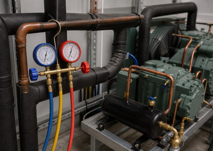 Refrigeration line and pipework repair